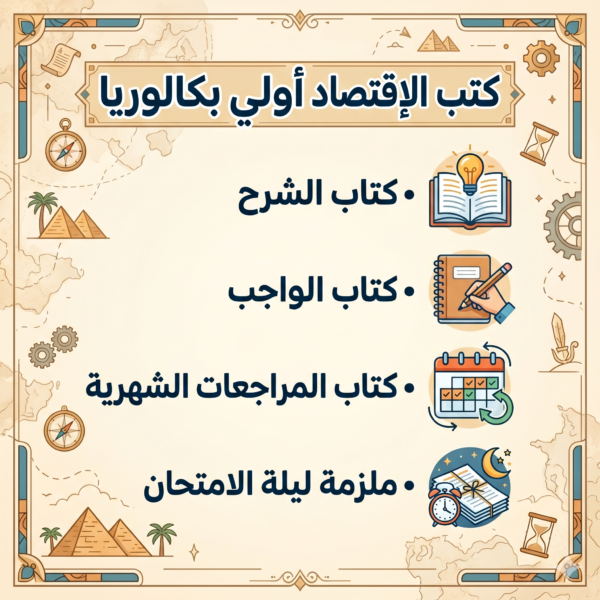 كتب الاقتصاد أولي بكالوريا